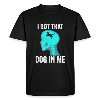 I Got that Dog in Me Xray Meme - Men's Premium Organic T-Shirt - black - Front - Nico (187cm)
