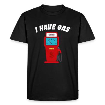 I Have Gas - Funny Gas Pump - T-shirt Premium bio Homme - noir - Devant - Nico (187cm)