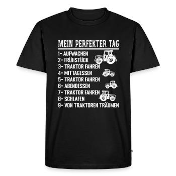 Mein Perfekter Tag Bauer Landwirt Geschenk - T-shirt Premium bio Homme - noir - Devant - Nico (187cm)