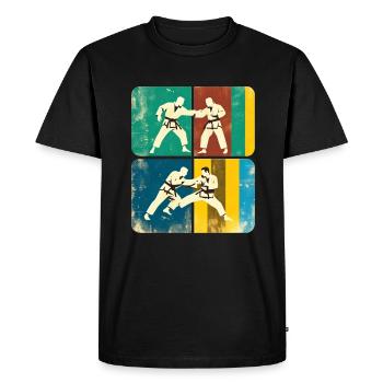 Brazilian Jiu-Jitsu - Men's Premium Organic T-Shirt - black - Front - Nico (187cm)