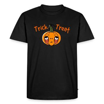 Trick or Treat Jack Pumpkinhead T-Shirt - T-shirt Premium bio Homme - noir - Devant - Nico (187cm)