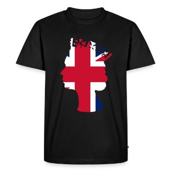 RIP Queen we will always remember you - Men's Premium Organic T-Shirt - black - Front - Nico (187cm)