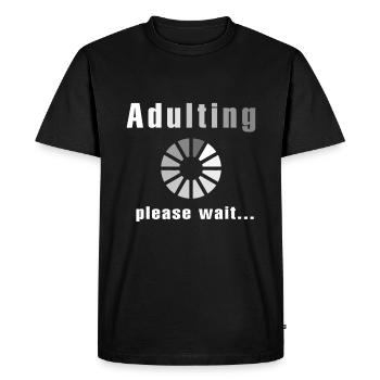 Adulte 18e anniversaire Cadeau 18 ans Filles Garçons - T-shirt Premium bio Homme - noir - Devant - Nico (187cm)