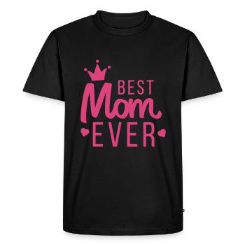 Meilleur cadeau de fête des mères pour maman petite amie - T-shirt Premium bio Homme - noir - Devant - Nico (187cm)