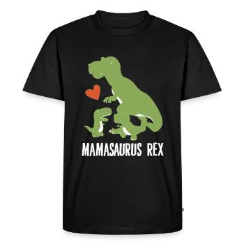 Mamasaurus Rex Dinosaur Lover Cadeau de fête des mères - T-shirt Premium bio Homme - noir - Devant - Nico (187cm)