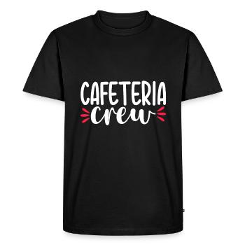 Cafétéria Équipage École Déjeuner Lady Appreciation - T-shirt Premium bio Homme - noir - Devant - Nico (187cm)