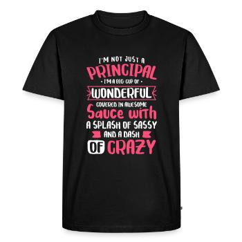Je ne suis pas seulement un directeur - Enseignante - T-shirt Premium bio Homme - noir - Devant - Nico (187cm)