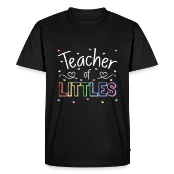 Teacher Of Littles Daycare Pre-k Kindergarten - Men's Premium Organic T-Shirt - black - Front - Nico (187cm)