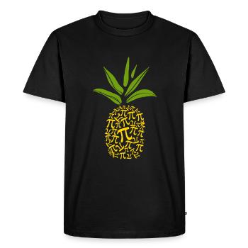 Happy Pie Day Cute Pi Ananas 3.14 Drôle STEM - T-shirt Premium bio Homme - noir - Devant - Nico (187cm)