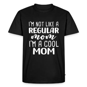 Je ne suis pas comme une maman ordinaire, je suis une maman cool - T-shirt Premium bio Homme - noir - Devant - Nico (187cm)