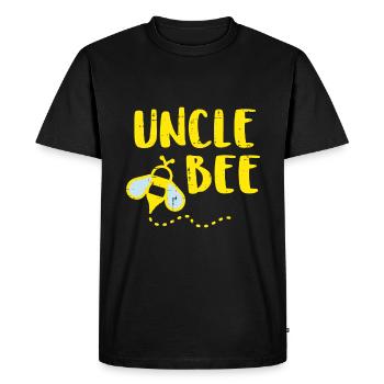 Uncle Bee Family Matching Beekeeping Beekeeper - Men's Premium Organic T-Shirt - black - Front - Nico (187cm)