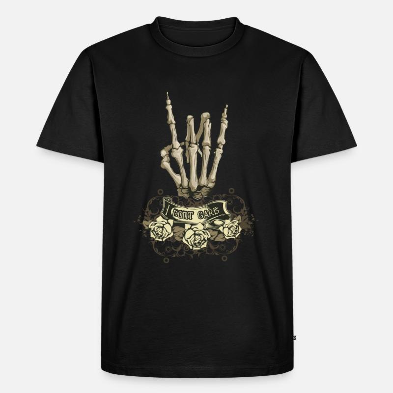 I dnt Pflege - Männer Premium Bio T-Shirt - Schwarz