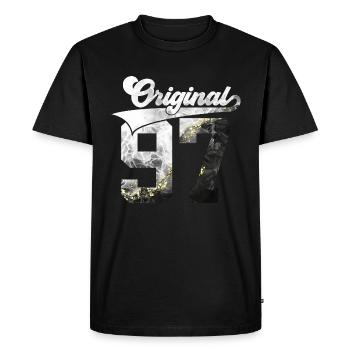 29TH BIRTHDAY 29 YEARS ORIGINAL 1997 - Men's Premium Organic T-Shirt - black - Front - Nico (187cm)
