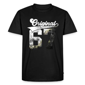 59TH BIRTHDAY 59 YEARS ORIGINAL 1967 - Men's Premium Organic T-Shirt - black - Front - Nico (187cm)