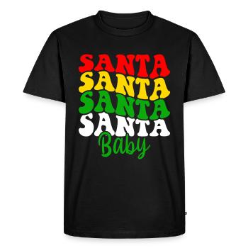 Dongxiang - T-shirt Premium bio Homme - noir - Devant - Nico (187cm)