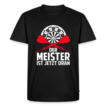 Darts Players World Darts Championship - Men's Premium Organic T-Shirt - black - Front - Nico (187cm)