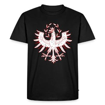 Tirol - Men's Premium Organic T-Shirt - black - Front - Nico (187cm)