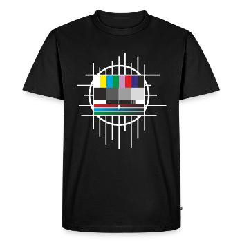 test image - Men's Premium Organic T-Shirt - black - Front - Nico (187cm)