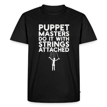 Marionnettes Marionnettiste Marionnettes Marionnettes - T-shirt Premium bio Homme - noir - Devant - Nico (187cm)