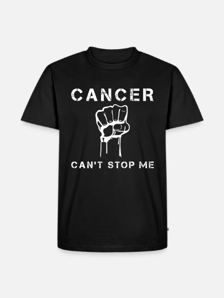 Krebs Kampf - Männer Premium Bio T-Shirt - Schwarz