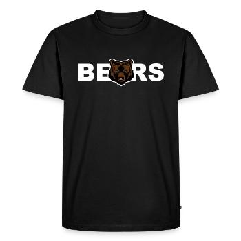 Bears LGBT Bär Gay Pride - Männer Premium Bio T-Shirt - Schwarz - Vorne - Nico (187cm)