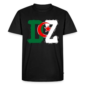 Dz Algérie Dzaïr - T-shirt Premium bio Homme - noir - Devant - Nico (187cm)