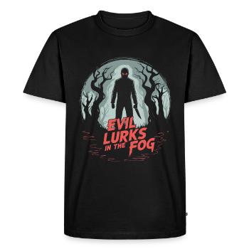 Design d’horreur cool - T-shirt Premium bio Homme - noir - Devant - Nico (187cm)