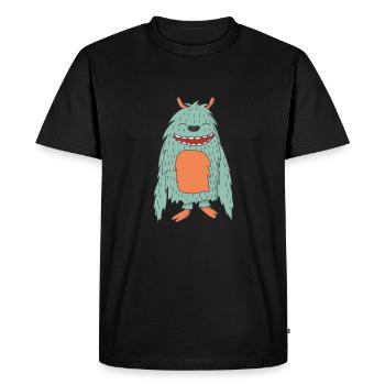 Alien - T-shirt Premium bio Homme - noir - Devant - Nico (187cm)
