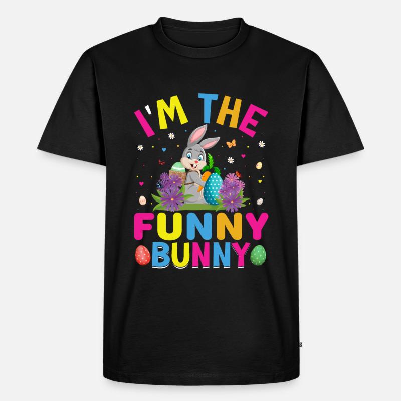 Easter Easter Easter Eggs - Men's Premium Organic T-Shirt - black