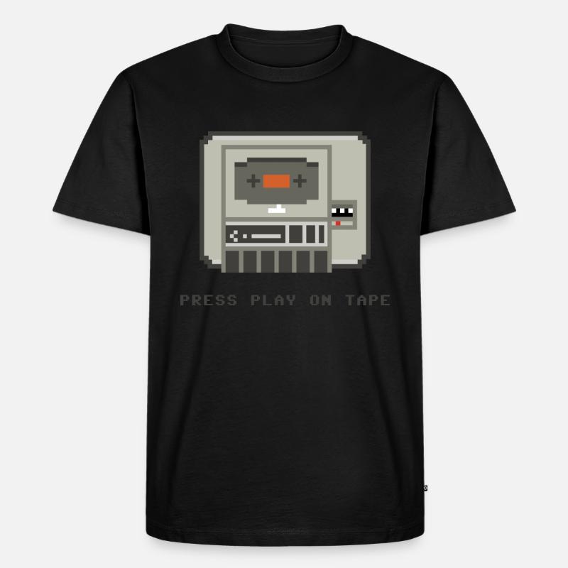 Datasette weis - Männer Premium Bio T-Shirt - undefined