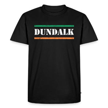 Dundalk - Men's Premium Organic T-Shirt - black - Front - Nico (187cm)
