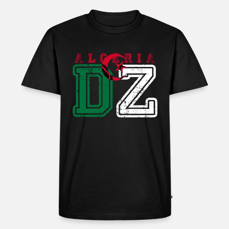 DZ - Männer Premium Bio T-Shirt - Schwarz
