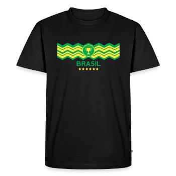 Campeão do mundo Brasil - T-shirt Premium bio Homme - noir - Devant - Nico (187cm)