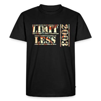 Limitless 2003 - T-shirt Premium bio Homme - noir - Devant - Nico (187cm)