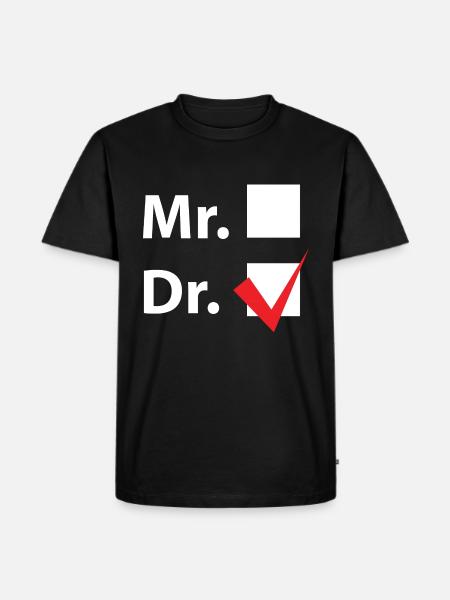 DR Title Doctor - Men's Premium Organic T-Shirt - black