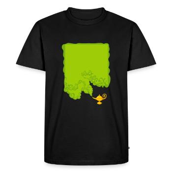 lampe magique - T-shirt Premium bio Homme - noir - Devant - Nico (187cm)