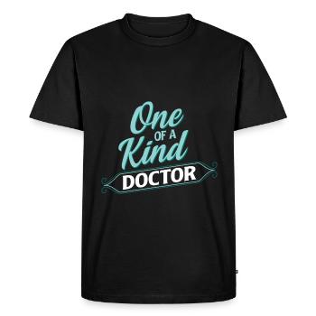 Doctor Unique Medical - Men's Premium Organic T-Shirt - black - Front - Nico (187cm)