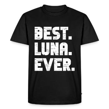 Meilleur Luna Jamais Cadeau Rétro Dire Anniversaire - T-shirt Premium bio Homme - noir - Devant - Nico (187cm)