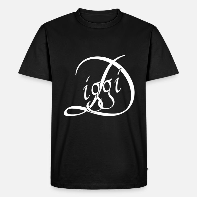 Diggi - Männer Premium Bio T-Shirt - Schwarz