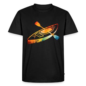 kayak - T-shirt Premium bio Homme - noir - Devant - Nico (187cm)