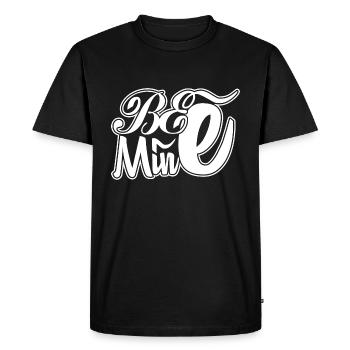 Soyez à moi - T-shirt Premium bio Homme - noir - Devant - Nico (187cm)