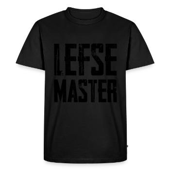 Lefse Master 2 - Men's Premium Organic T-Shirt - black - Front - Nico (187cm)
