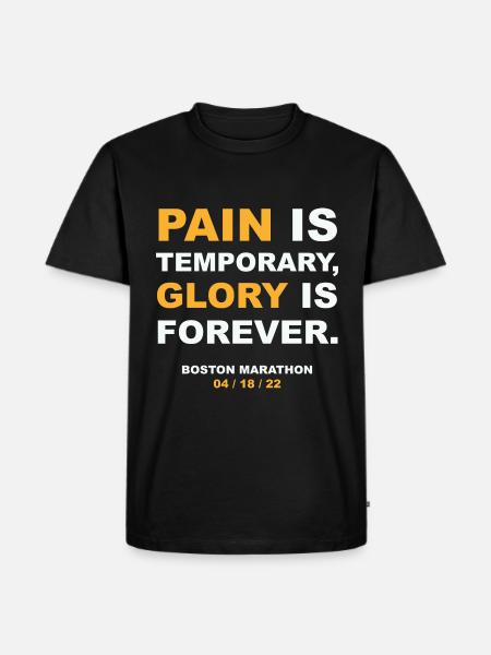 Marathon Boston 2022 Finisher Shirt - Men's Premium Organic T-Shirt - black