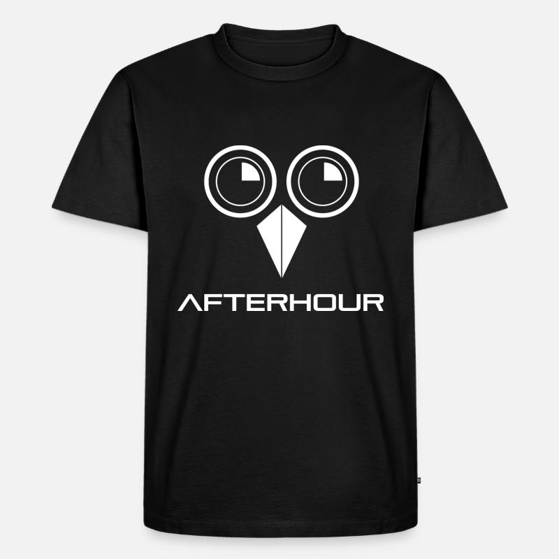 Afterhour - Männer Premium Bio T-Shirt - Schwarz