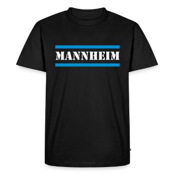 Mannheim VECTOR - T-shirt Premium bio Homme - noir - Devant - Nico (187cm)