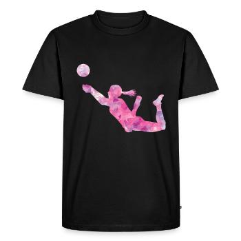 volley-ball - T-shirt Premium bio Homme - noir - Devant - Nico (187cm)