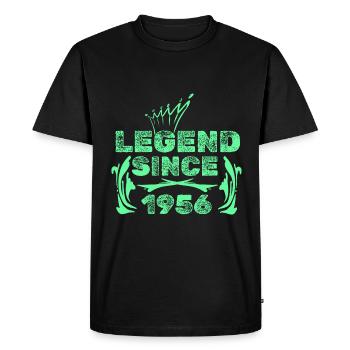 Year 1956 - Men's Premium Organic T-Shirt - black - Front - Nico (187cm)