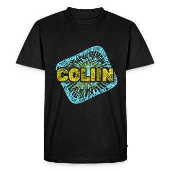 Cadeau pour Collin - T-shirt Premium bio Homme - noir - Devant - Nico (187cm)