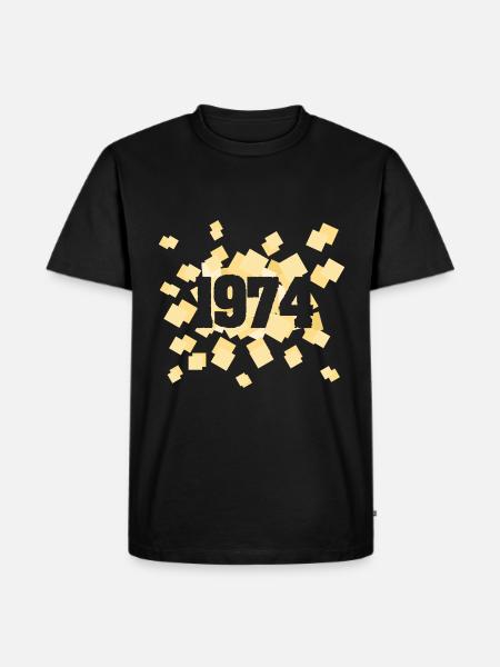 1974 - T-shirt Premium bio Homme - noir