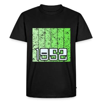 Vert 1952 - T-shirt Premium bio Homme - noir - Devant - Nico (187cm)